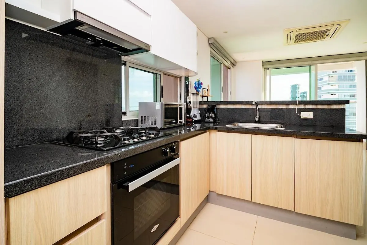 Luxury Apartment On 28Th Floor - Seaview Cartagena Colombia