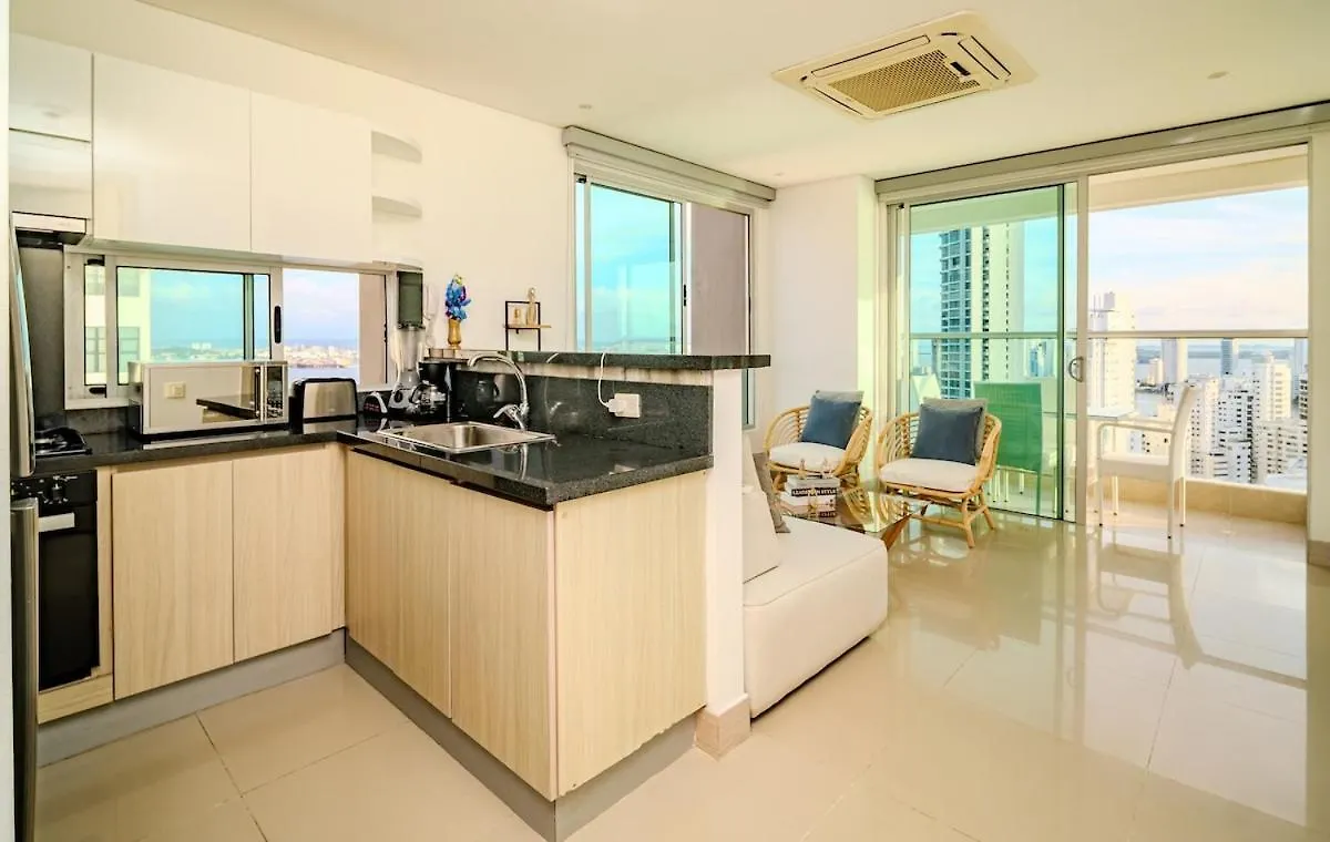 Luxury Apartment On 28Th Floor - Seaview Cartagena