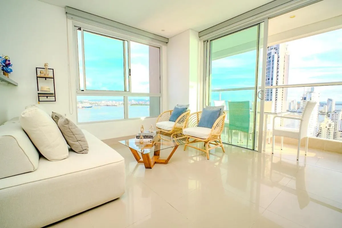 Luxury Apartment On 28Th Floor - Seaview Cartagena