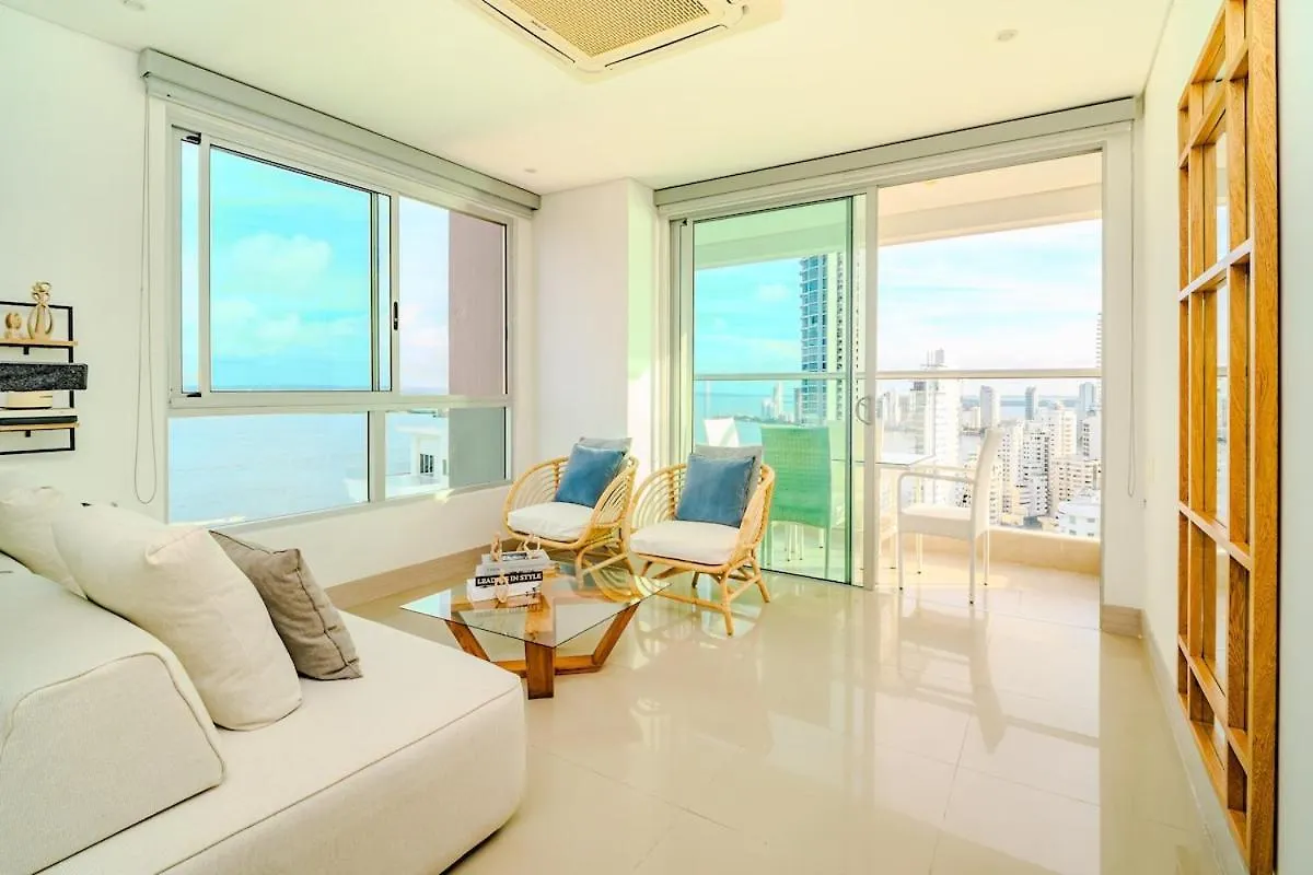 Luxury Apartment On 28Th Floor - Seaview Cartagena