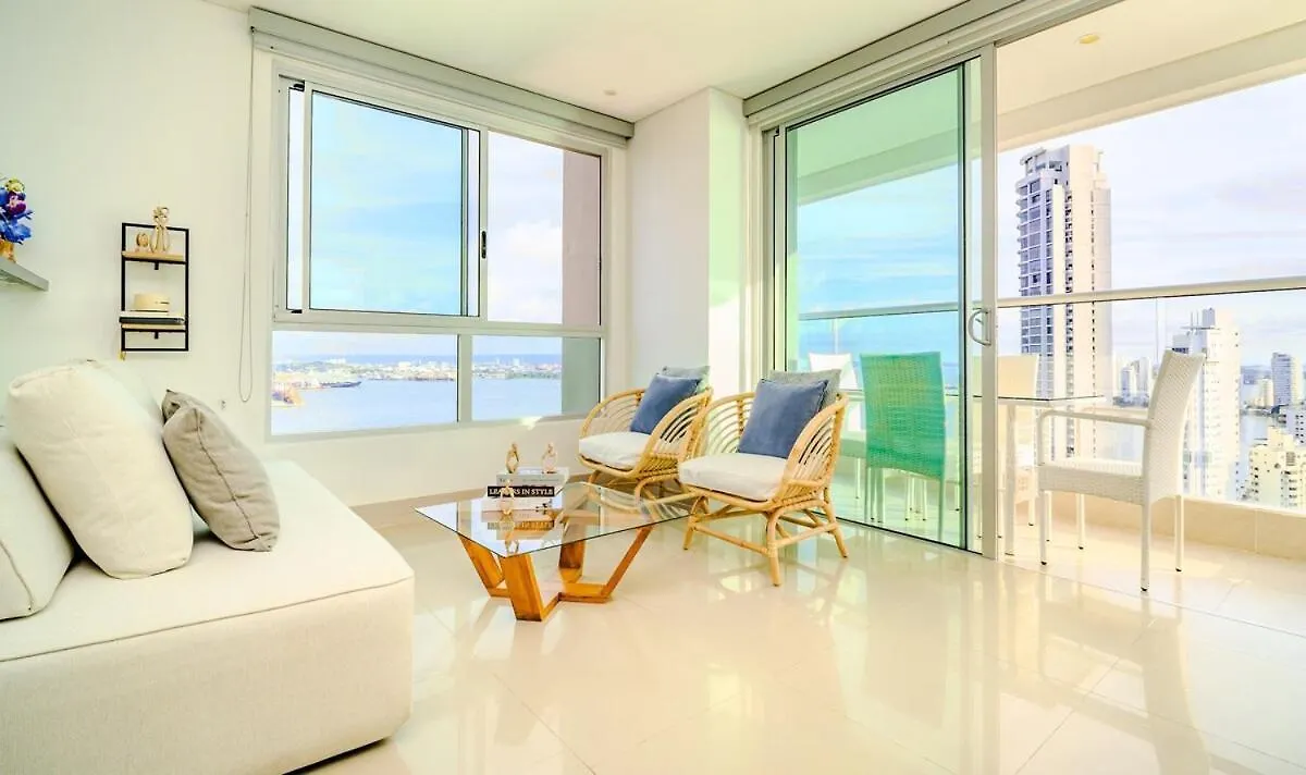 Luxury Apartment On 28Th Floor - Seaview Cartagena Colombia