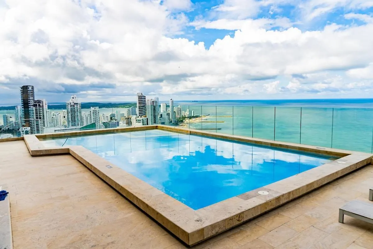 Luxury Apartment On 28Th Floor - Seaview Cartagène 0*,